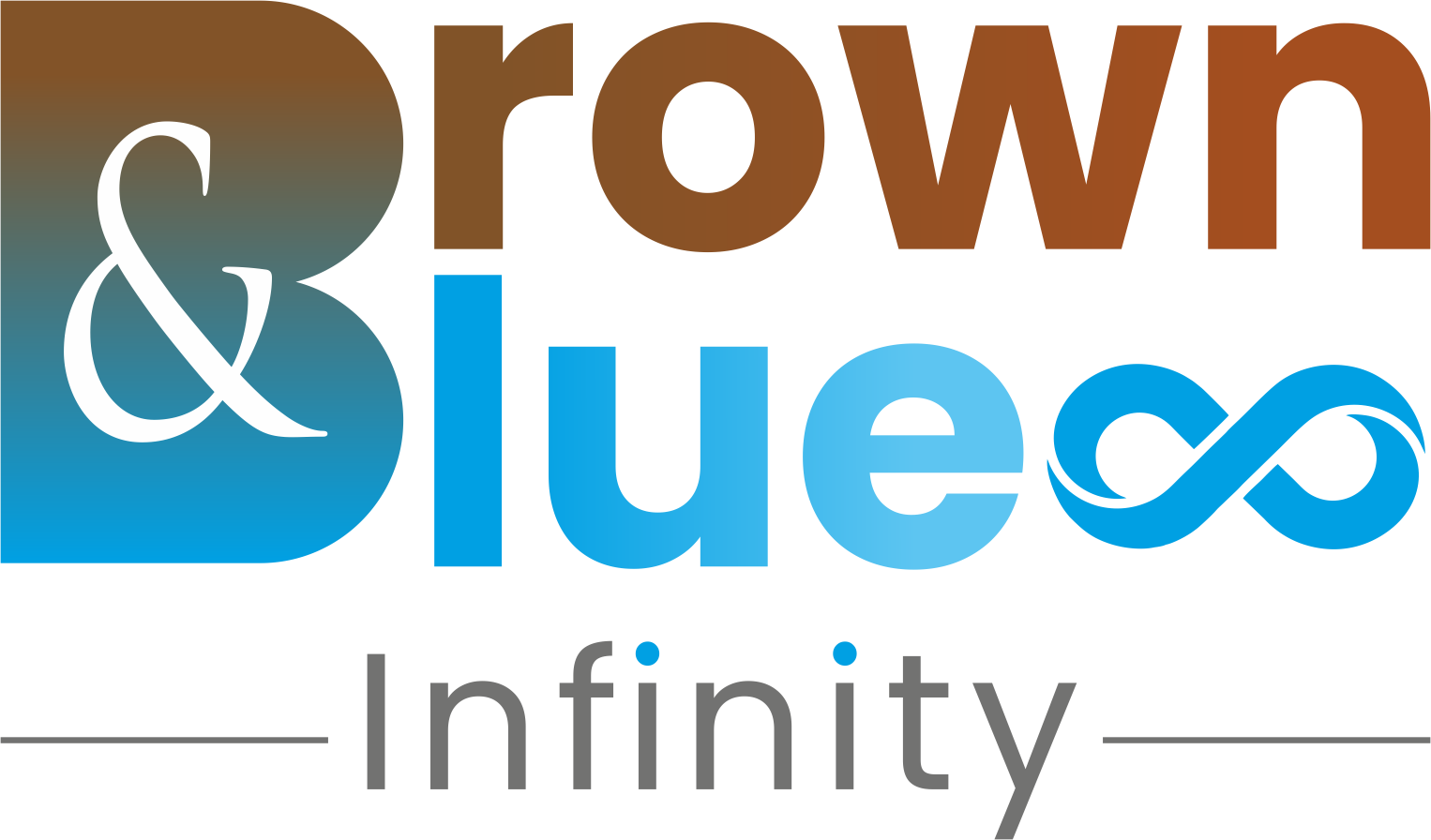 Brown and Blue Infinity